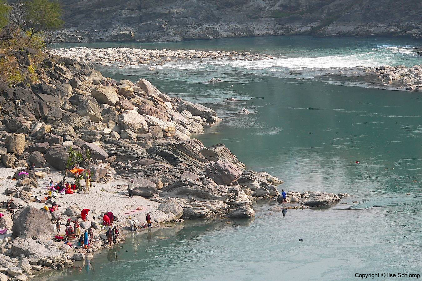 Nepal, Unterwegs nach Tansen, Kali Gandaki Fluss