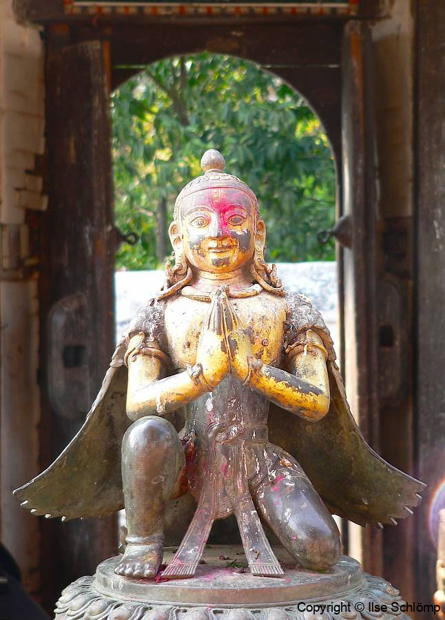 Nepal, Tansen, Shree Amar Narayan Tempel, Garuda Skulptur