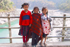 Nepal, Unterwegs nach Tansen, Am Kali Gandaki Fluss