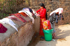 Nepal, Tansen, Öffentlicher Waschplatz