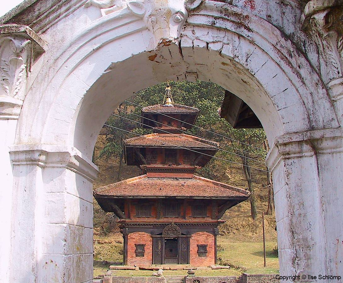 Nepal, Trekking Panauti, Brahmayani Tempel