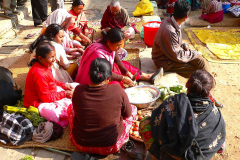 Nepal, Dhulikhel, Hochzeitsvorbereitung