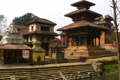 Nepal, Trekking Panauti, Verbrennungsstätte