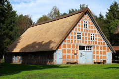 Niedersachsen, Rotenburg, Historischer Moorhof Augustendorf, Rauchhaus