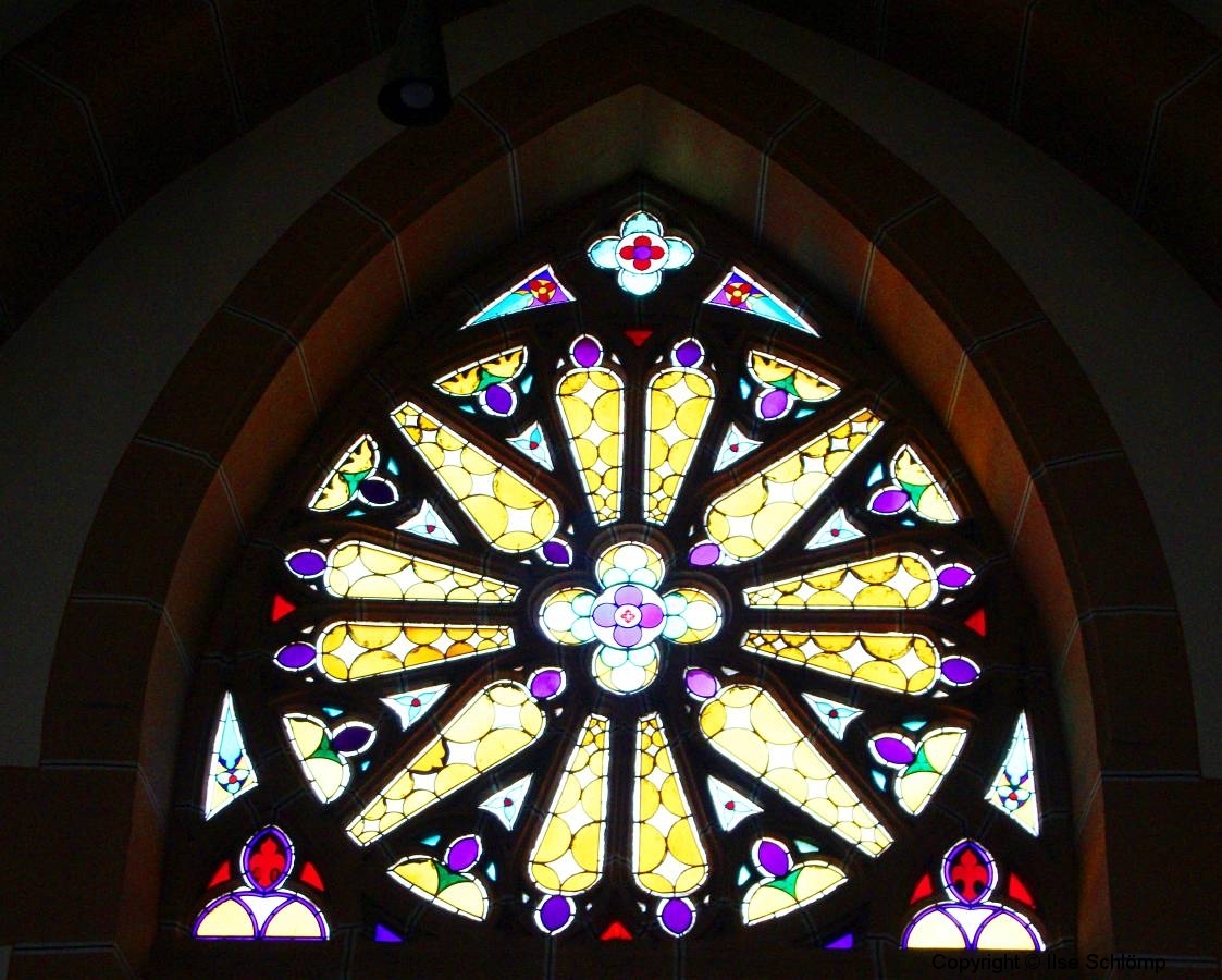 Oberwesel, Liebfrauenkirche, Buntglasfenster