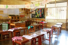 Laos, Oudomxay, Klassenzimmer