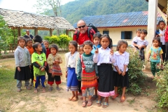 Laos, Oudomxay, Schüler