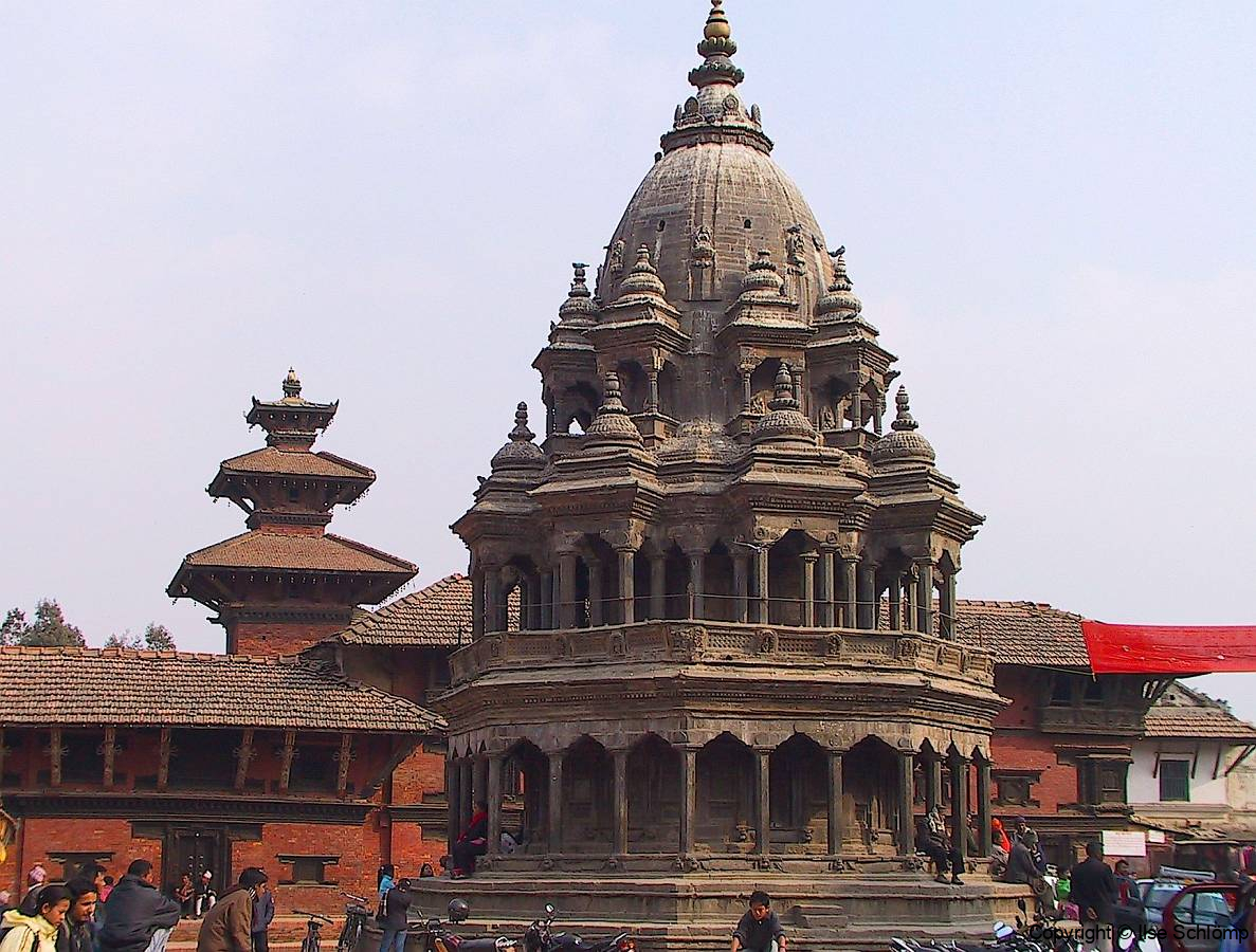 Nepal, Patan, Durbar Square, Chyasin Deval Tempel