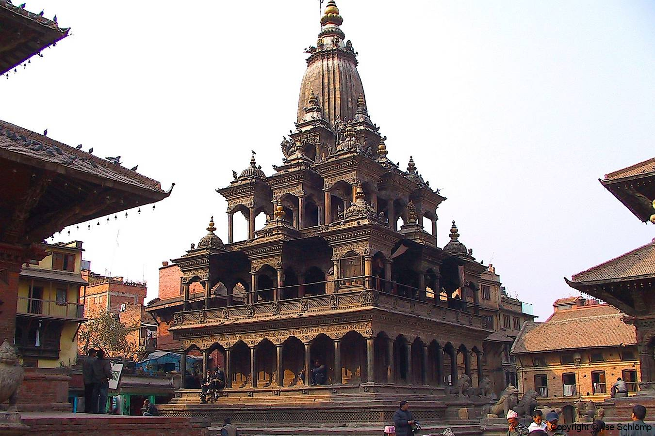 Nepal, Patan, Durbar Square, Krishna Mandir Tempel