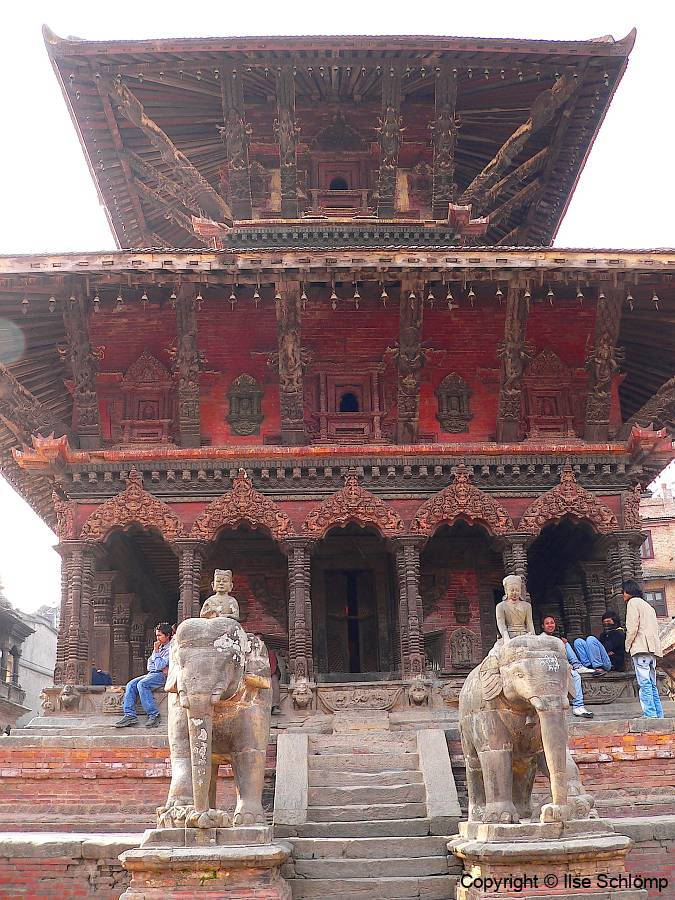 Nepal, Patan, Durbar Square, Vishwanath Mandir Tempel