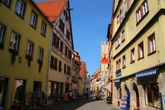 Rothenburg ob der Tauber, Straßenansicht