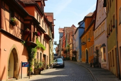 Rothenburg ob der Tauber, Straßenansicht