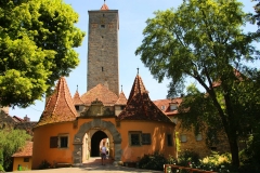 Rothenburg ob der Tauber, Burgtor und Burgturm