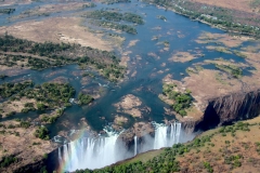 Simbabwe, Victoria Falls, Helikopterflug