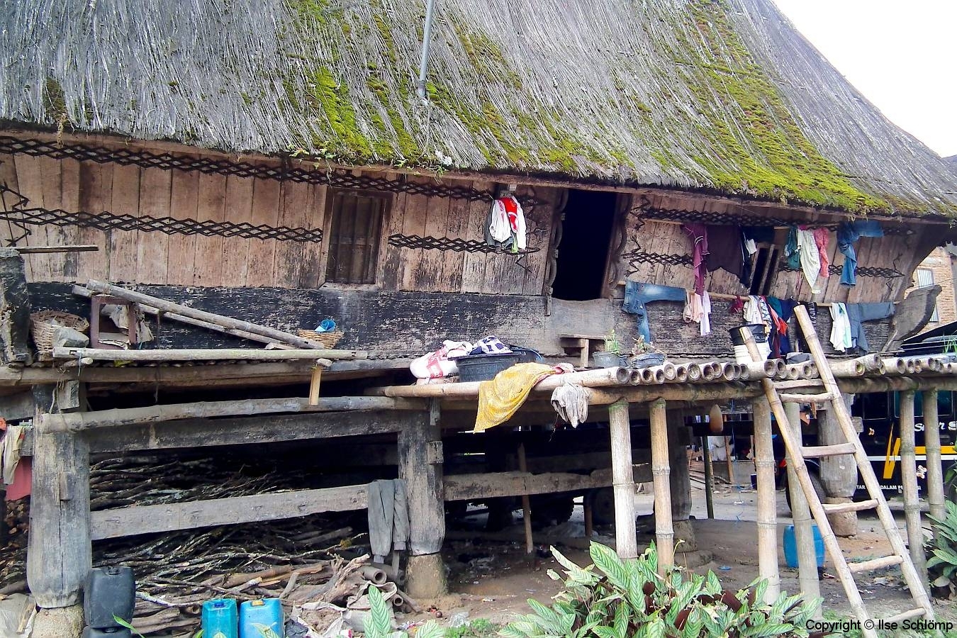 Sumatra, Berastagi, Karo Batak Dorf Lingga