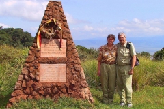 Tansania, Grab von Prof. Grzimek und Sohn Michael im Ngorongoro