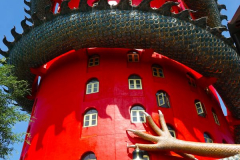 Thailand-Bangkok-Drachentempel-Wat-Samphran