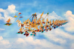 Thailand-Bangkok-Drachentempel-Wat-Samphran