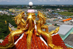Thailand-Bangkok-Drachentempel-Wat-Samphran
