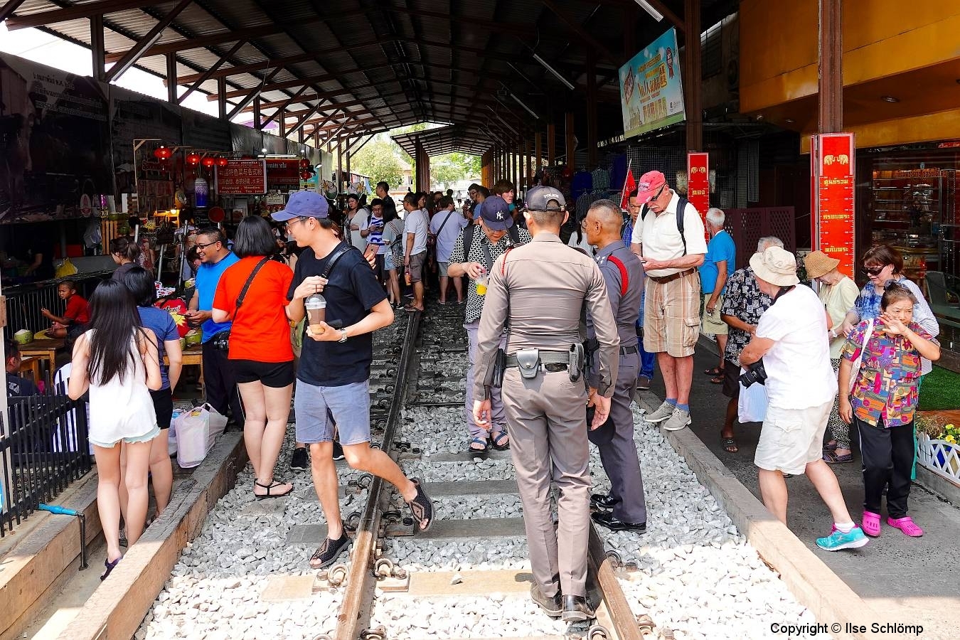 Thailand, Samut Songkhkram, Mae Klong Station
