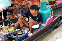Thailand, Samut Songkhkram, Schwimmender Markt Amphawa