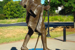 USA, Georgia, Atlanta, International Civil Rights Walk of Fame, Mahatma Gandhi Statue