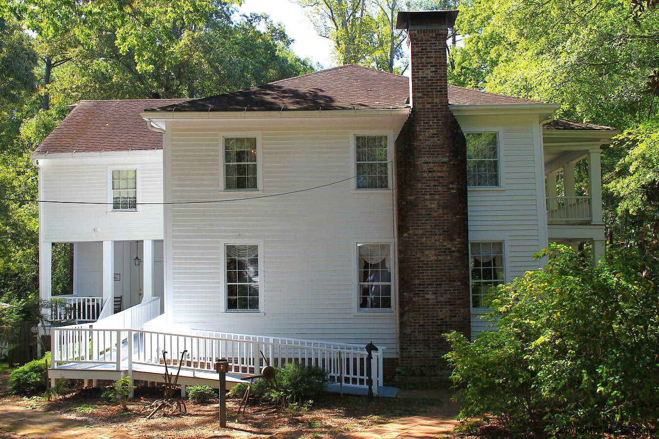 USA, Georgia, Jonesboro, Stately Oaks Antebellum-Haus Tara
