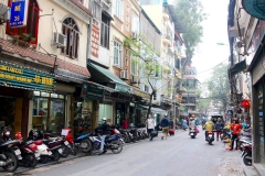 Vietnam, Hanoi, Straßenansicht
